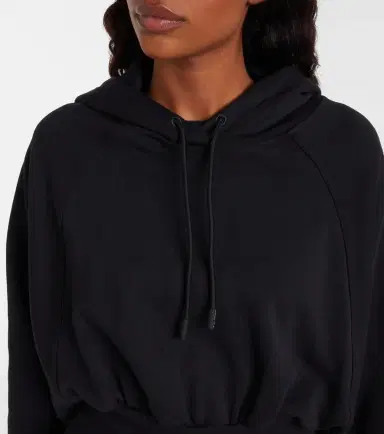 Adidas by Stella McCartney Cropped cotton jersey hoodie | Thumbnail 5 Adidas by Stella McCartney Cropped cotton jersey hoodie | Thumbnail 5