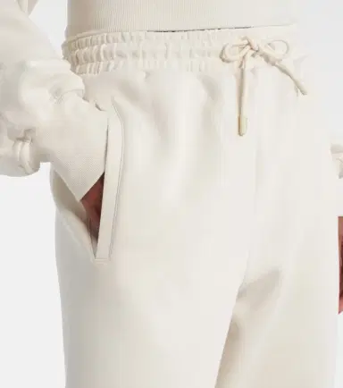Adidas by Stella McCartney Logo cotton-blend fleece sweatpants | Thumbnail 3 Adidas by Stella McCartney Logo cotton-blend fleece sweatpants | Thumbnail 3