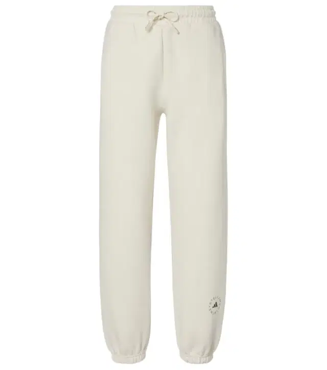 Adidas by Stella McCartney Logo cotton-blend fleece sweatpants