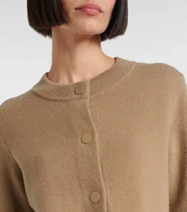 Vince Shrunken wool and cashmere cardigan | Thumbnail 2