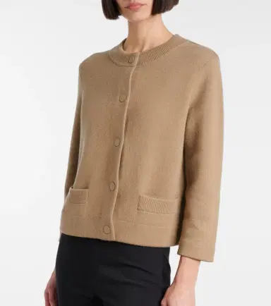 Vince Shrunken wool and cashmere cardigan | Thumbnail 5