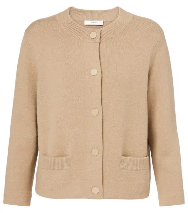 Vince Shrunken wool and cashmere cardigan