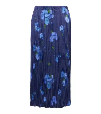 Vince Poppy Blur plissé midi skirt | Thumbnail 1