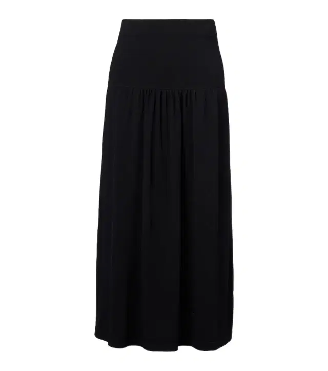 Vince Knitted high-rise midi skirt