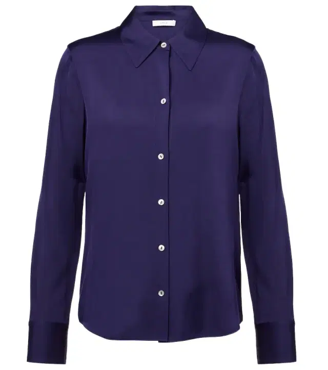Vince Silk-blend satin shirt