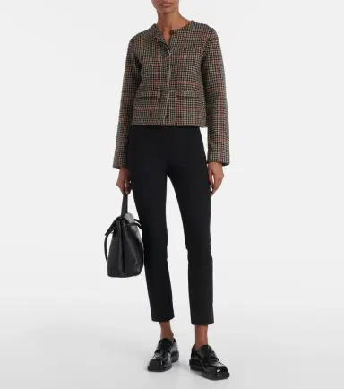 Vince Checked wool cardigan | Thumbnail 6