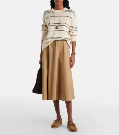Vince Striped wool-blend sweater | Thumbnail 2