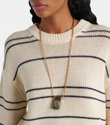 Vince Striped wool-blend sweater | Thumbnail 5