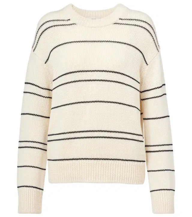 Vince Striped wool-blend sweater