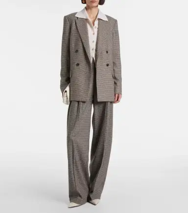 Vince Houndstooth wide-leg pants | Thumbnail 4
