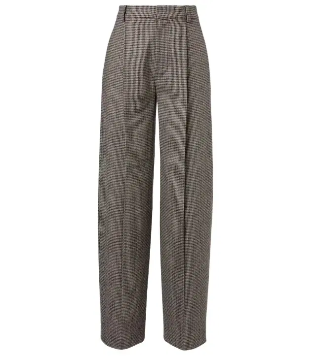 Vince Houndstooth wide-leg pants