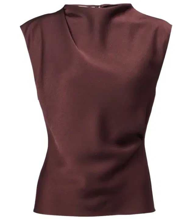 Vince Draped satin top