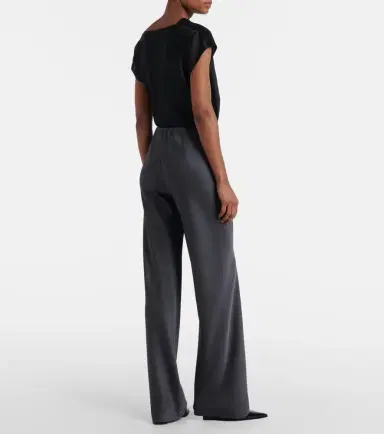 Vince High-rise satin straight pants | Thumbnail 4