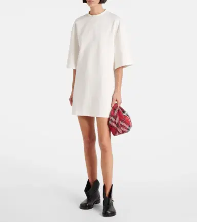 Wardrobe.NYC Wardrobe. NYC Cotton-blend T-shirt dress | Thumbnail 4