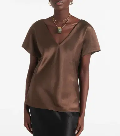 Vince Satin blouse | Thumbnail 4