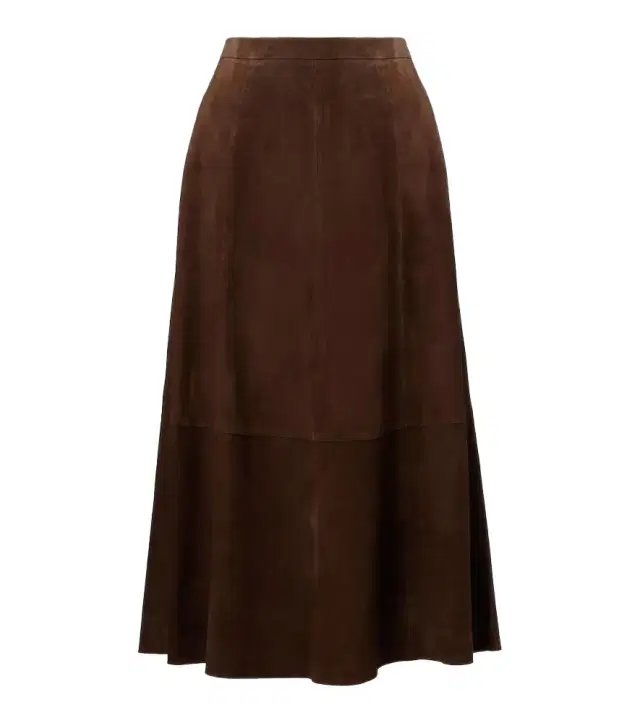 Vince Suede midi skirt