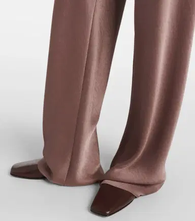Vince High-rise satin straight pants | Thumbnail 5
