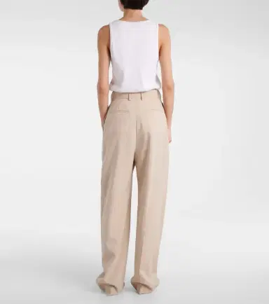 Wardrobe.NYC Wardrobe. NYC Mid-rise wool straight pants | Thumbnail 3