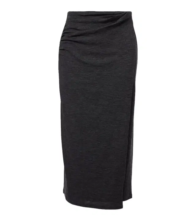 Vince Draped midi skirt