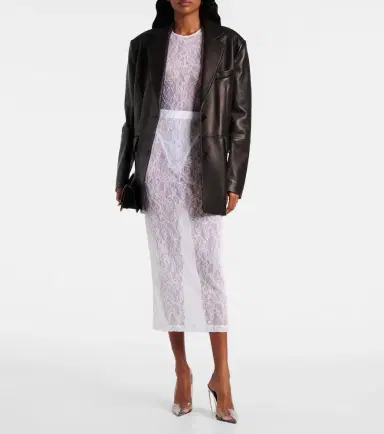 Wardrobe.NYC Wardrobe. NYC Sheer lace midi skirt | Thumbnail 2 Wardrobe.NYC Wardrobe. NYC Sheer lace midi skirt | Thumbnail 2