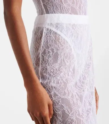 Wardrobe.NYC Wardrobe. NYC Sheer lace midi skirt | Thumbnail 3 Wardrobe.NYC Wardrobe. NYC Sheer lace midi skirt | Thumbnail 3