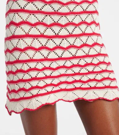 Bananhot Rey knitted cotton-blend minidress | Thumbnail 5