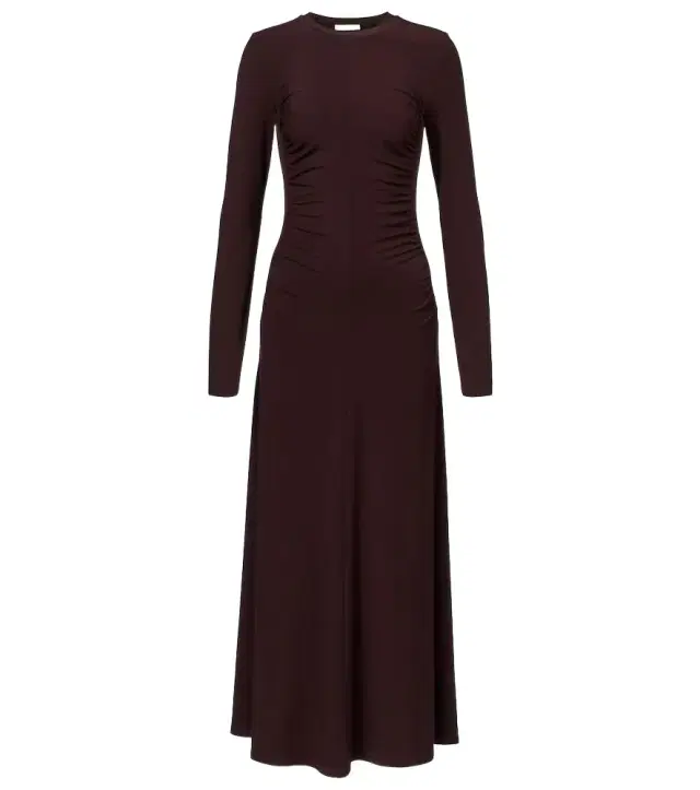 Vince Ruched jersey maxi dress