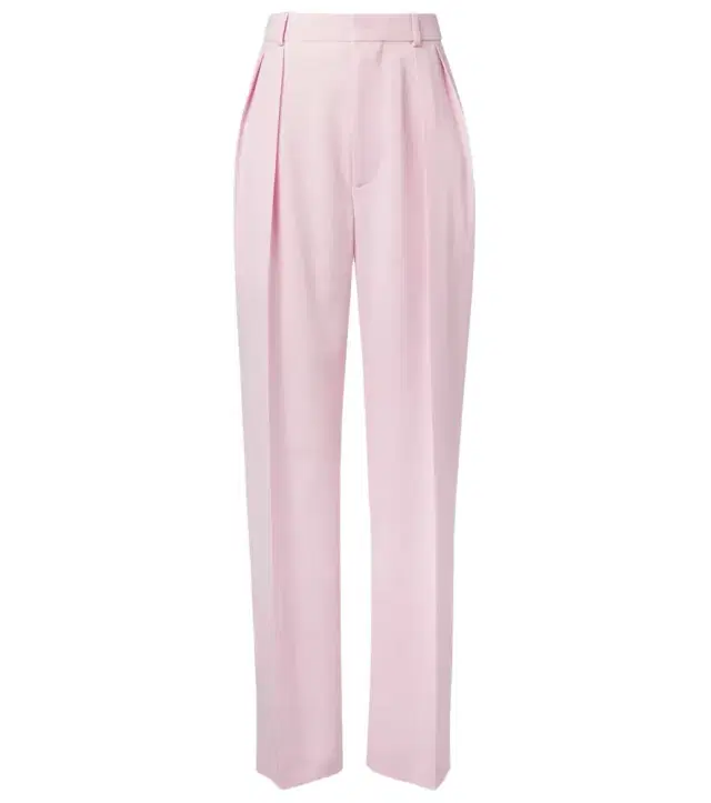 Wardrobe. NYC Tapered virgin wool pants