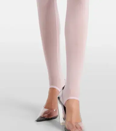 Wardrobe.NYC Wardrobe. NYC Sheer leggings | Thumbnail 5 Wardrobe.NYC Wardrobe. NYC Sheer leggings | Thumbnail 5