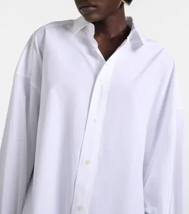 Wardrobe.NYC Wardrobe. NYC Oversized cotton poplin shirt dress | Thumbnail 4