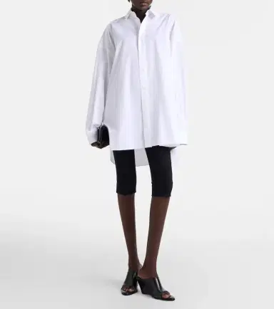 Wardrobe.NYC Wardrobe. NYC Oversized cotton poplin shirt dress | Thumbnail 5