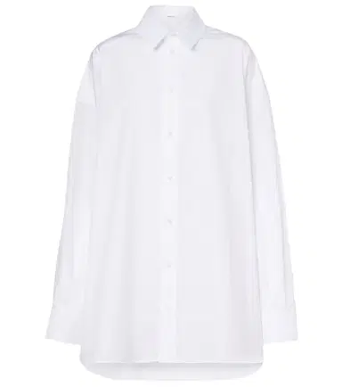 Wardrobe.NYC Wardrobe. NYC Oversized cotton poplin shirt dress | Thumbnail 1