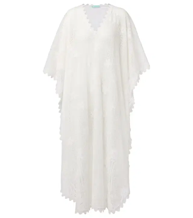 Melissa Odabash Josephine ruffled cotton-blend kaftan