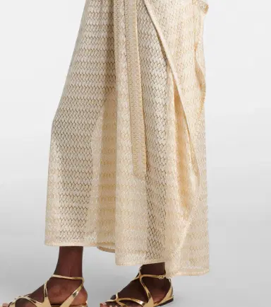 Melissa Odabash June knitted lamé kaftan | Thumbnail 3