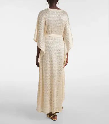 Melissa Odabash June knitted lamé kaftan | Thumbnail 6