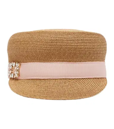 Roger Vivier Broche Vivier newsboy cap | Thumbnail 1 Roger Vivier Broche Vivier newsboy cap | Thumbnail 1