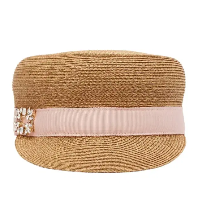 Roger Vivier Broche Vivier newsboy cap