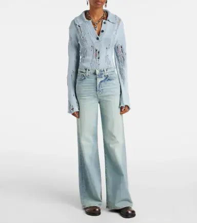 7 For All Mankind Jo low-rise flared jeans | Thumbnail 6