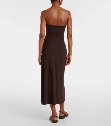 Karla Colletto Tess floral-appliqué maxi skirt | Thumbnail 3