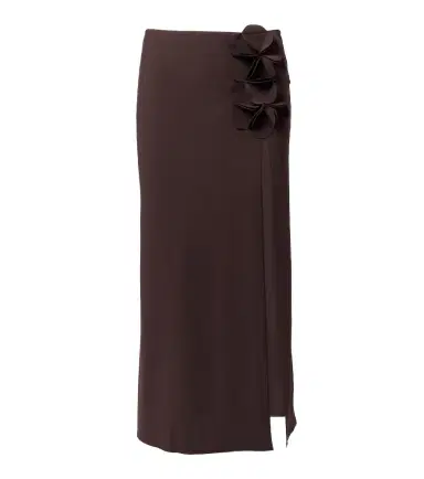 Karla Colletto Tess floral-appliqué maxi skirt | Thumbnail 1