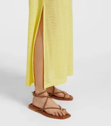 Melissa Odabash Mila semi-sheer halterneck maxi dress | Thumbnail 5