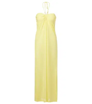 Melissa Odabash Mila semi-sheer halterneck maxi dress | Thumbnail 1