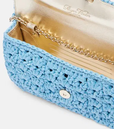 Roger Vivier Jeu De Fille raffia shoulder bag | Thumbnail 2