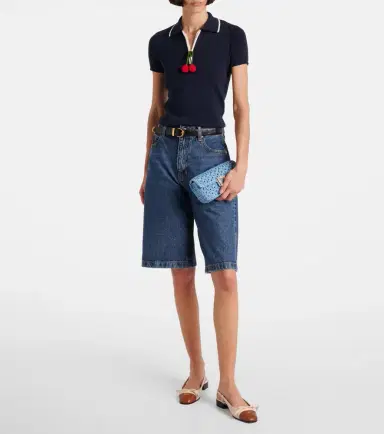 Roger Vivier Jeu De Fille raffia shoulder bag | Thumbnail 6