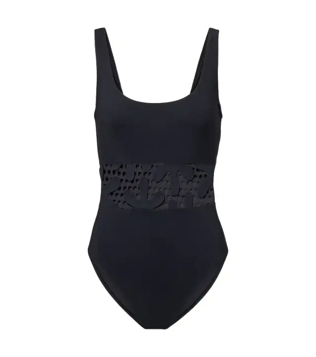 Karla Colletto Floral cutout swimsuit