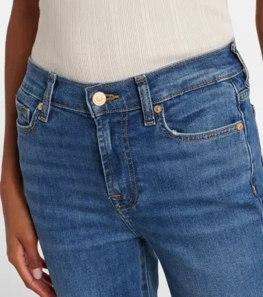 7 For All Mankind Mid-rise flared jeans | Thumbnail 3