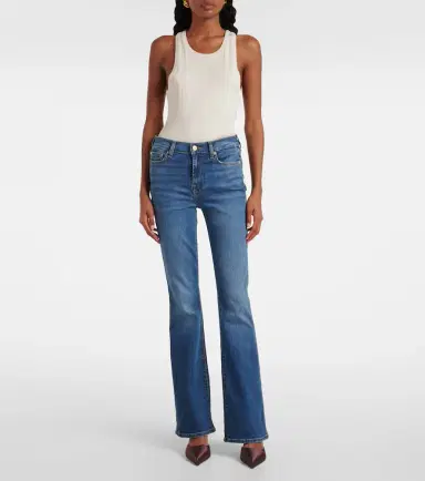 7 For All Mankind Mid-rise flared jeans | Thumbnail 5