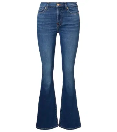 7 For All Mankind Mid-rise flared jeans | Thumbnail 1
