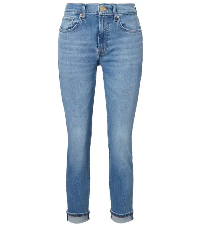 7 For All Mankind Mid-rise slim jeans