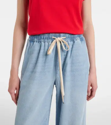 7 For All Mankind Pull On high-rise wide-leg jeans | Thumbnail 5